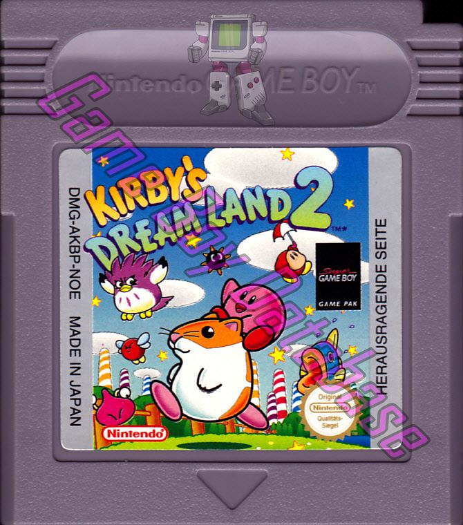 Kirby's Dream Land 2 NOE Cartridge