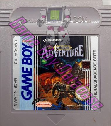 Castlevania the Adventure FRG Cartridge