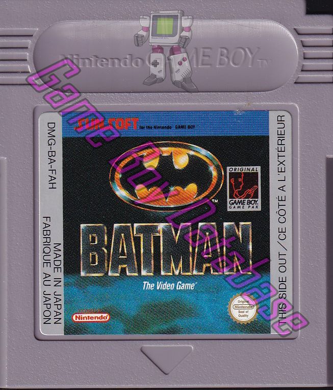 Batman the Video Game FAH-2 Cartridge