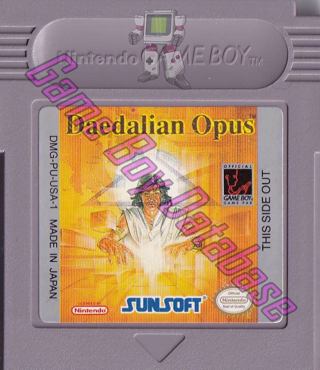 Daedalian Opus USA-1 Cartridge