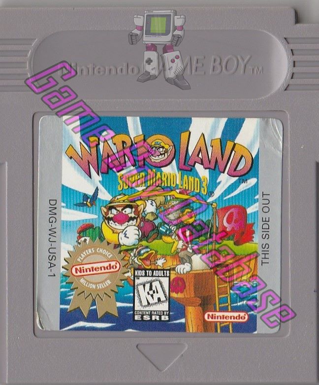 Wario Land: Super Mario Land 3 USA-1 Cartridge