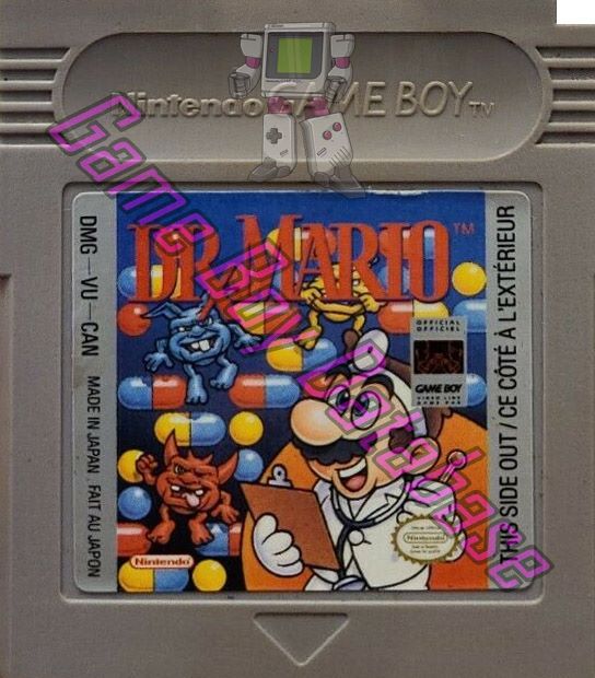 Dr. Mario CAN-1 Cartridge