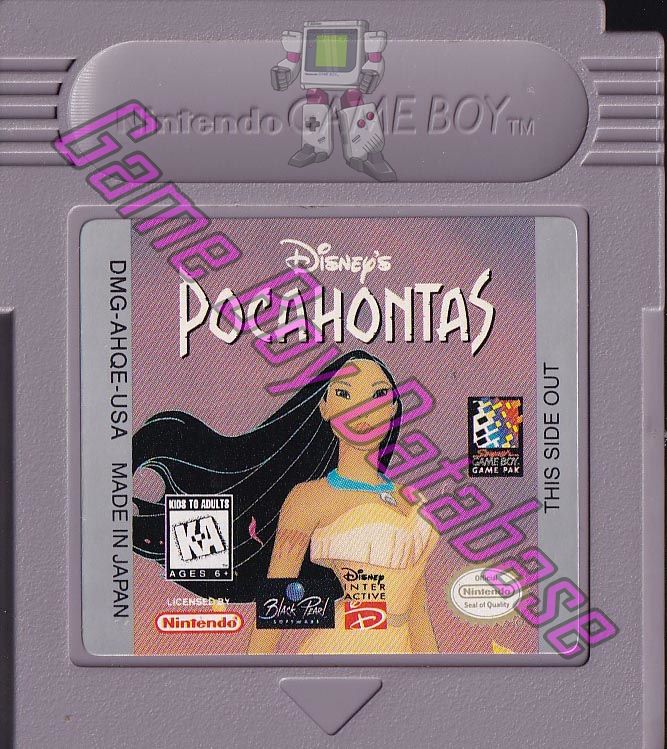 Pocahontas (Disney's) USA Cartridge