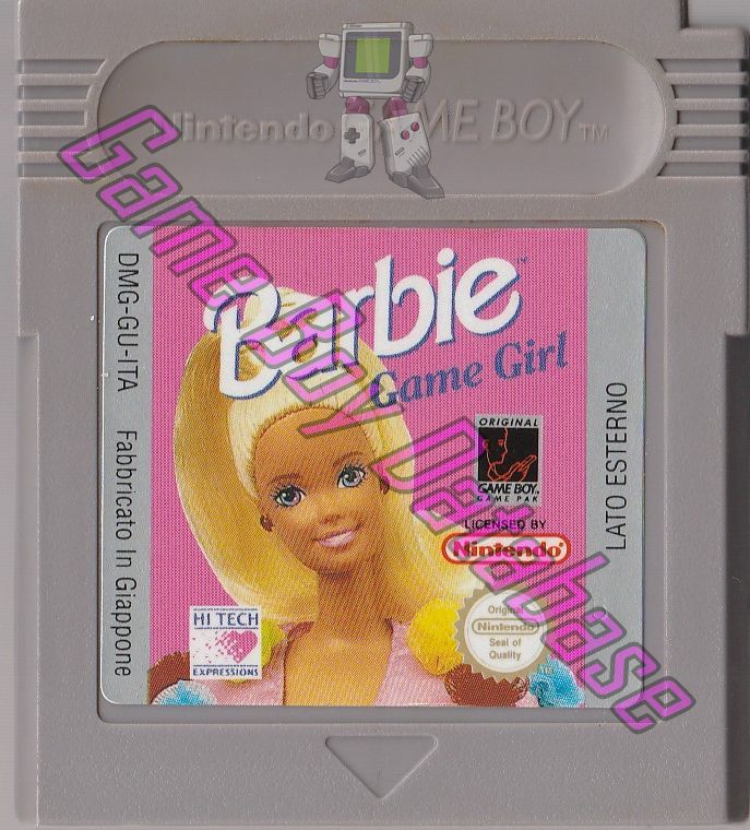 Barbie Game Girl ITA Cartridge