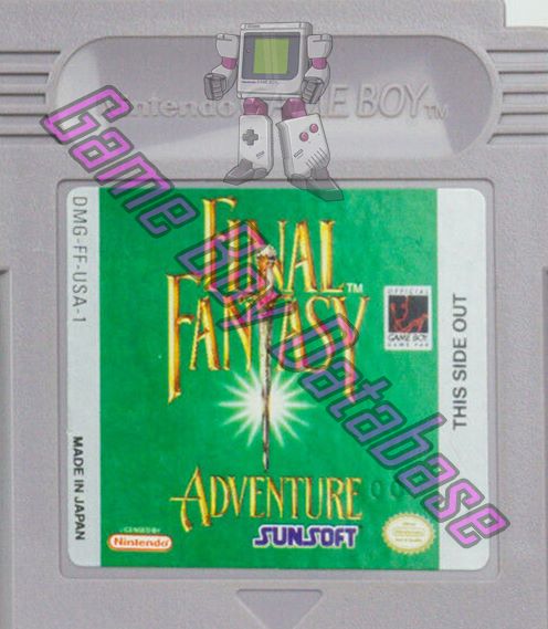 Final Fantasy Adventure USA-2 Cartridge