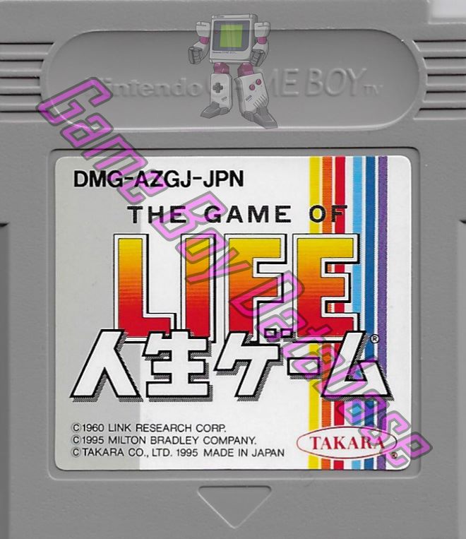 Game of Life Jinsei Game JPN-1 Cartridge