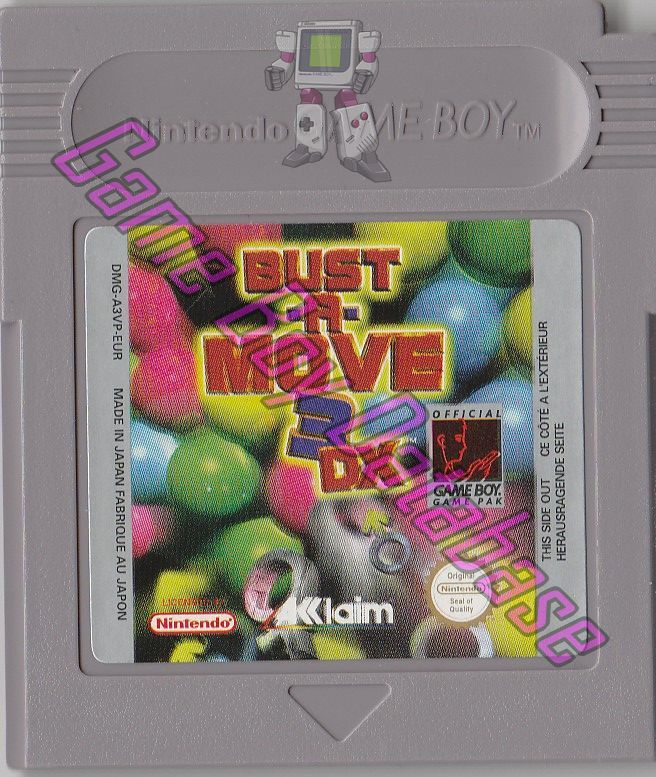 Bust-a-Move 3 DX EUR Cartridge