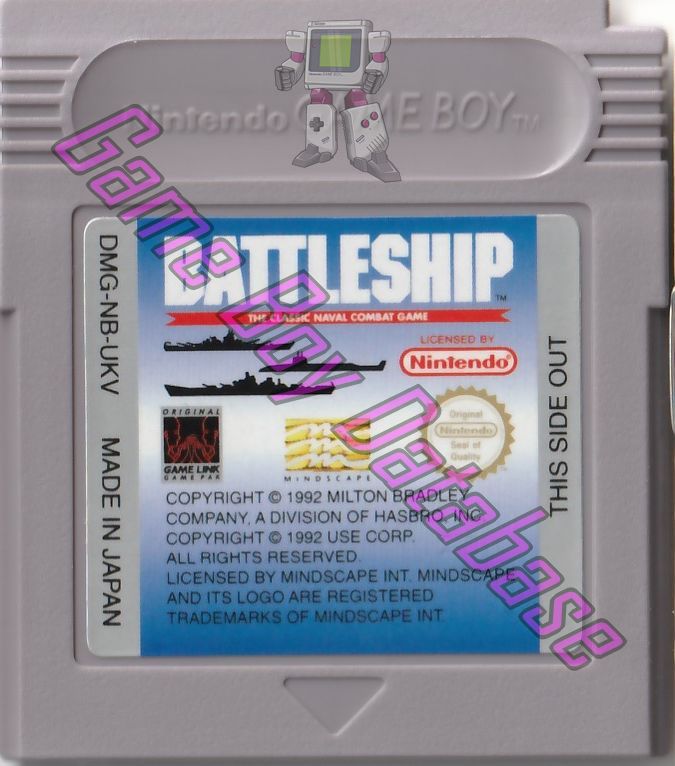 Battleship UKV Cartridge