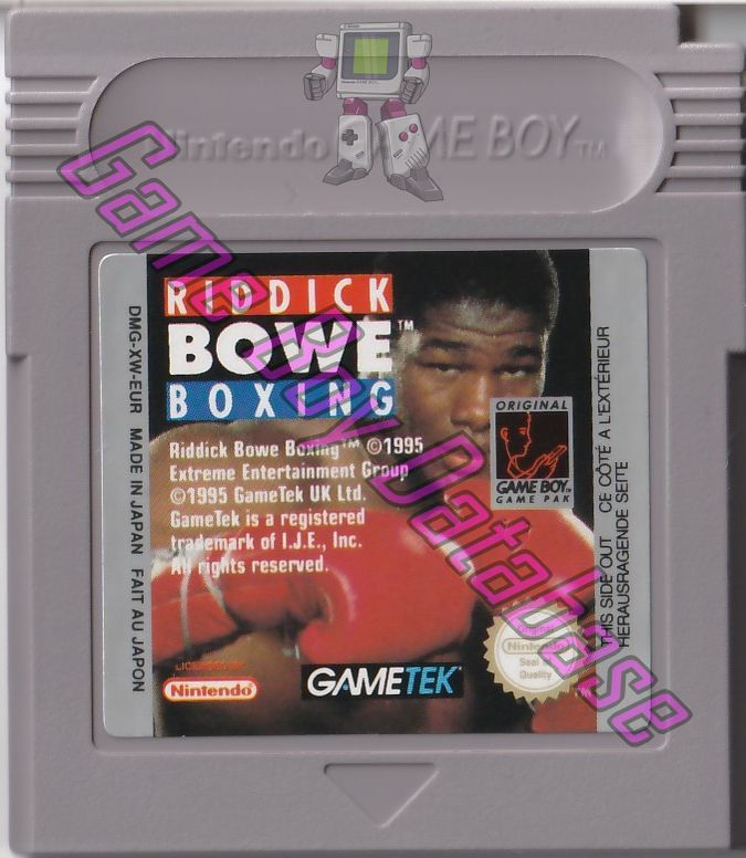 Riddick Bowe Boxing EUR Cartridge