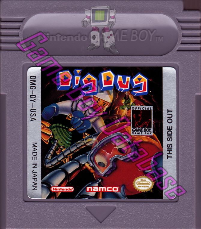 Dig Dug USA Cartridge