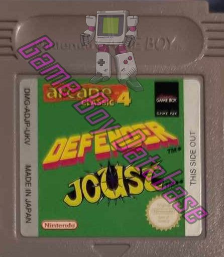 Arcade Classic no.4 Defender - Joust UKV-1 Cartridge