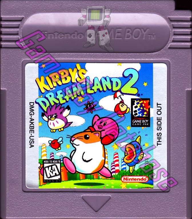 Kirby's Dream Land 2 USA Cartridge