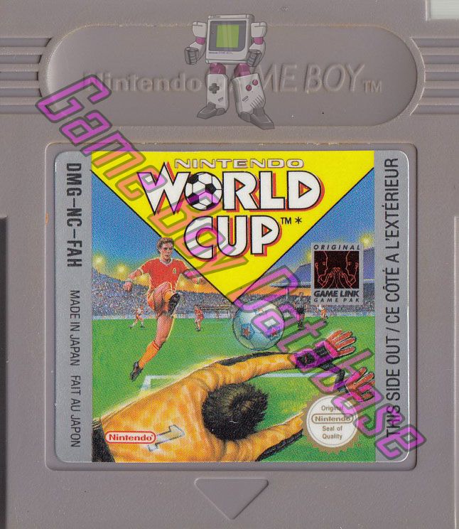 Nintendo World Cup FAH Cartridge