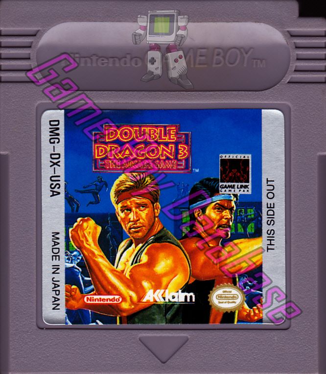 Double Dragon 3 the Arcade Game USA Cartridge