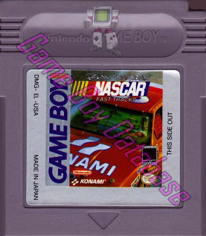 Bill Elliott's Nascar Fast Tracks USA Cartridge