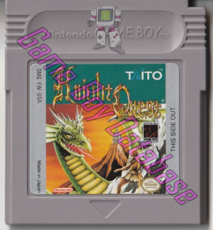 Knight Quest USA Cartridge