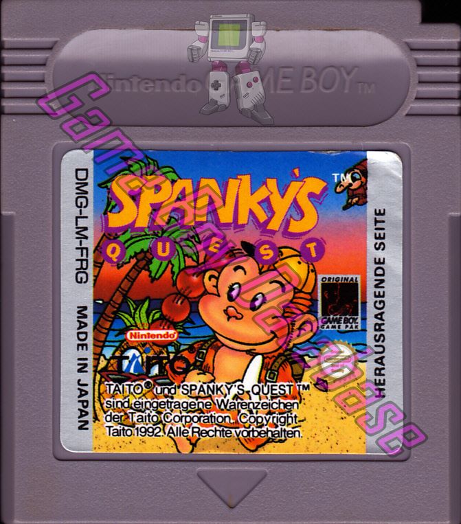 Spanky's Quest FRG Cartridge