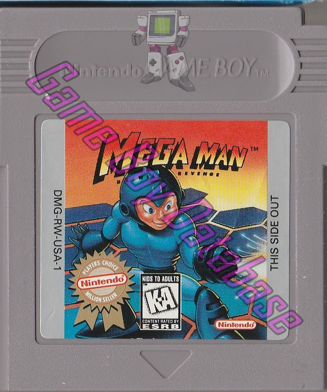 Mega Man Dr. Wily's Revenge USA-1 Cartridge