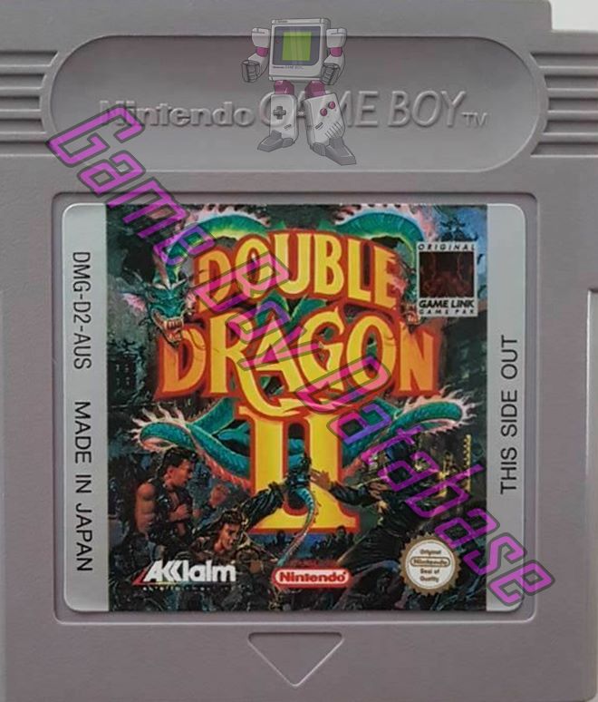 Double Dragon II AUS Cartridge