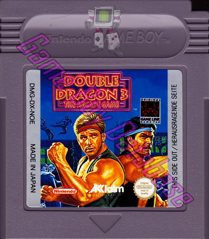 Double Dragon 3 the Arcade Game FAH Cartridge