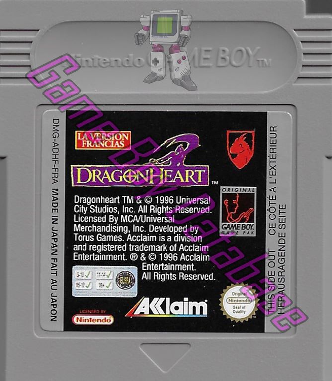 Dragon Heart EUR Cartridge