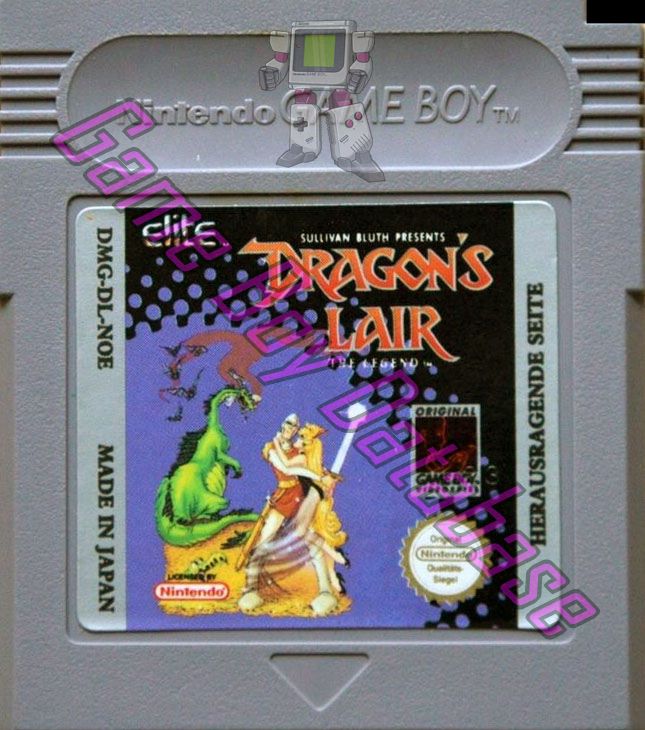 Dragon's Lair the Legend (Sullivan Bluth Presents) NOE-1 Cartridge