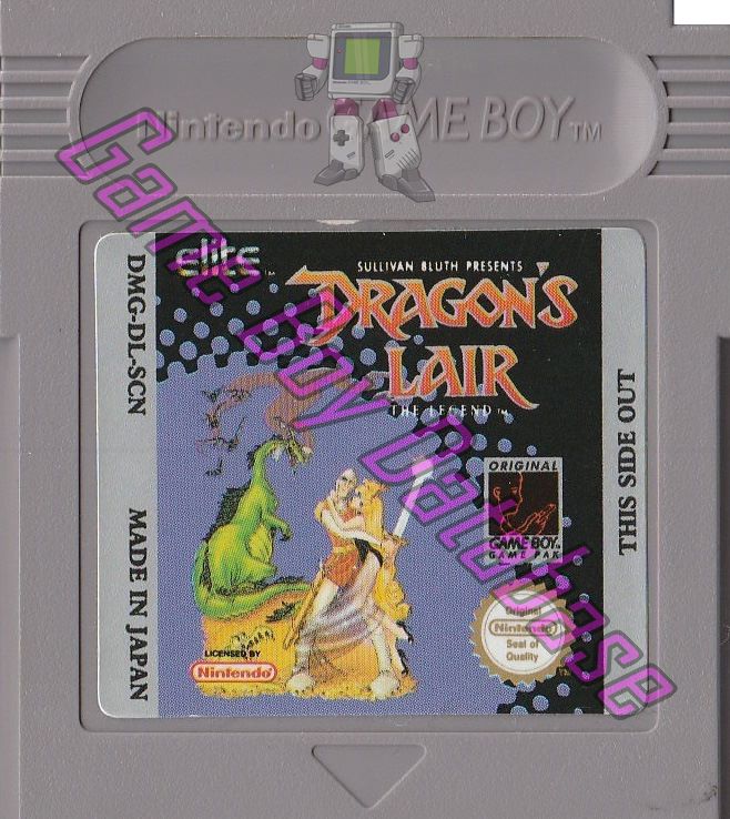 Dragon's Lair the Legend (Sullivan Bluth Presents) SCN Cartridge