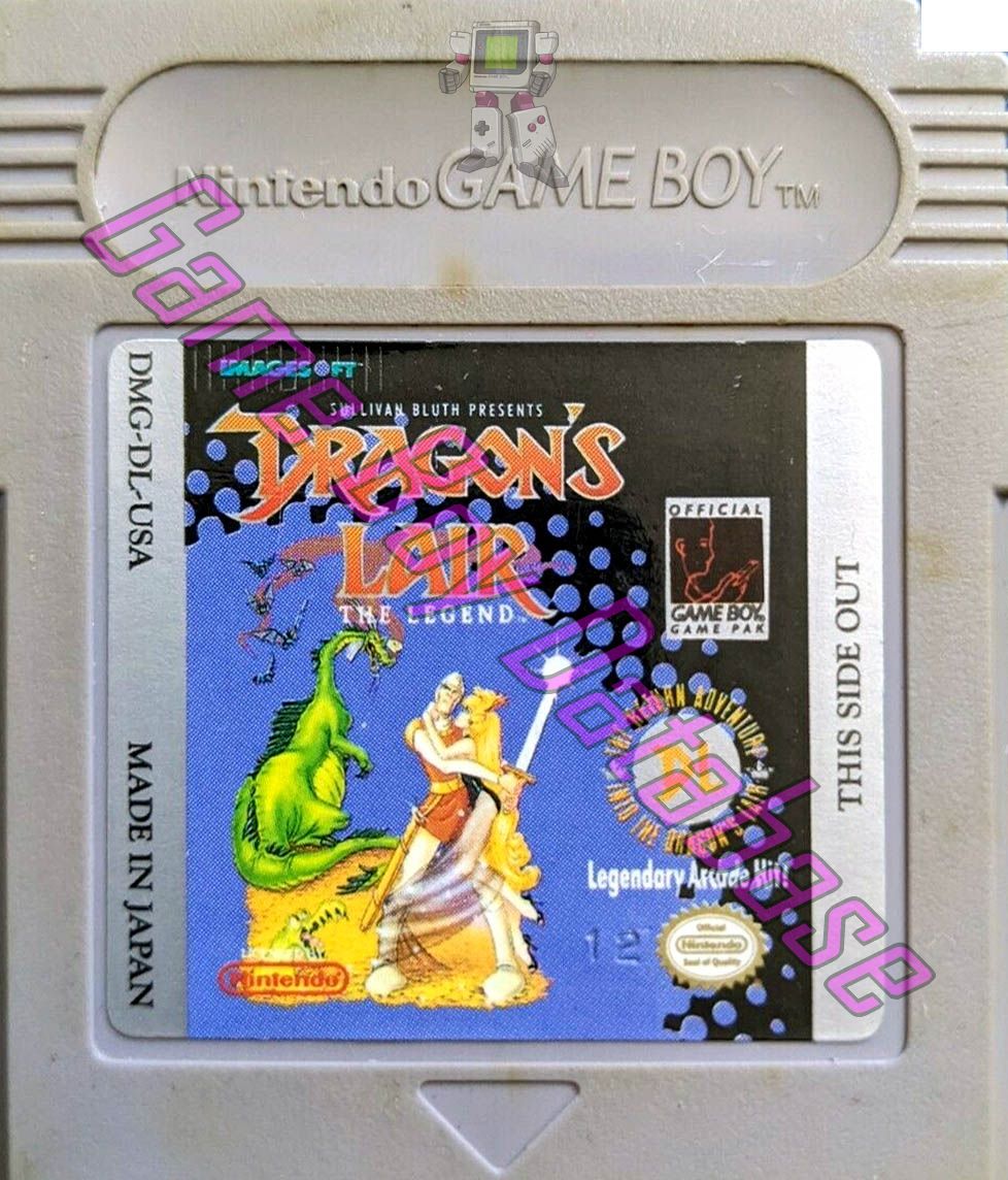 Dragon's Lair the Legend (Sullivan Bluth Presents) USA Cartridge