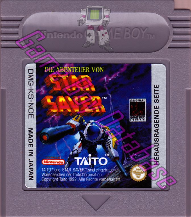 Star Saver (die Abenteuer von) NOE Cartridge