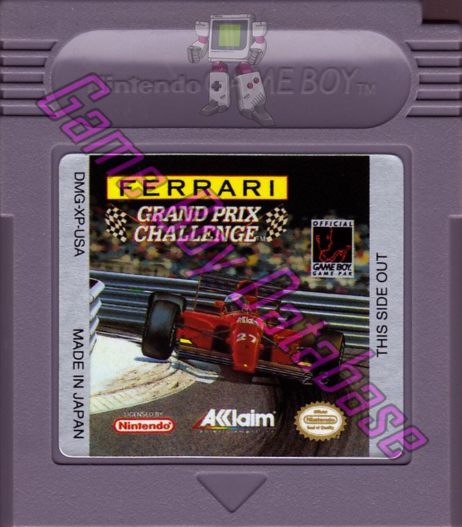 Ferrari Grand Prix Challenge USA Cartridge