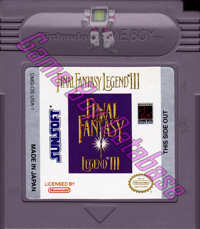 Final Fantasy Legend III USA-1 Cartridge