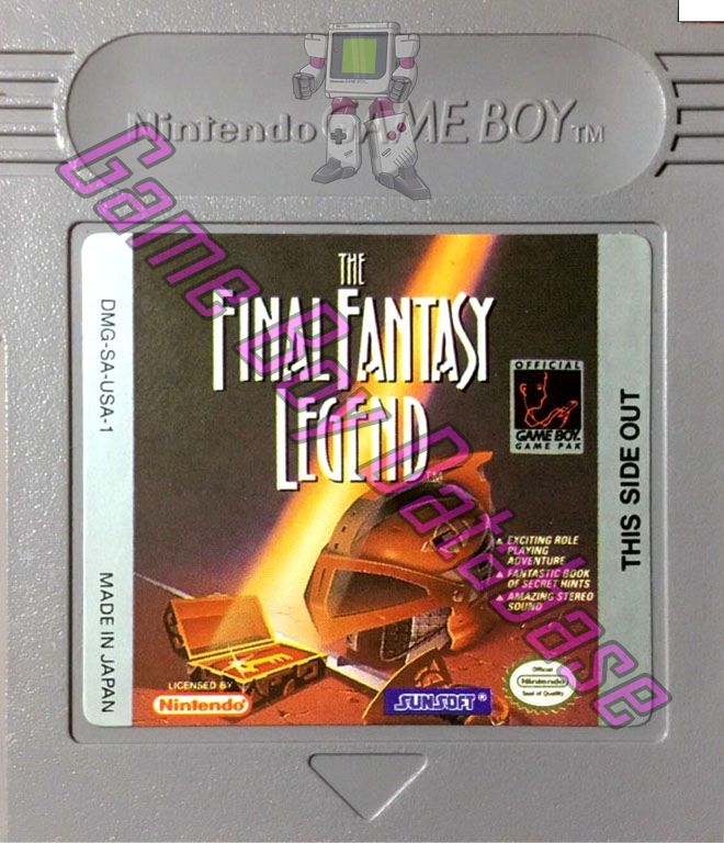 Final Fantasy Legend (the) USA-1 Cartridge