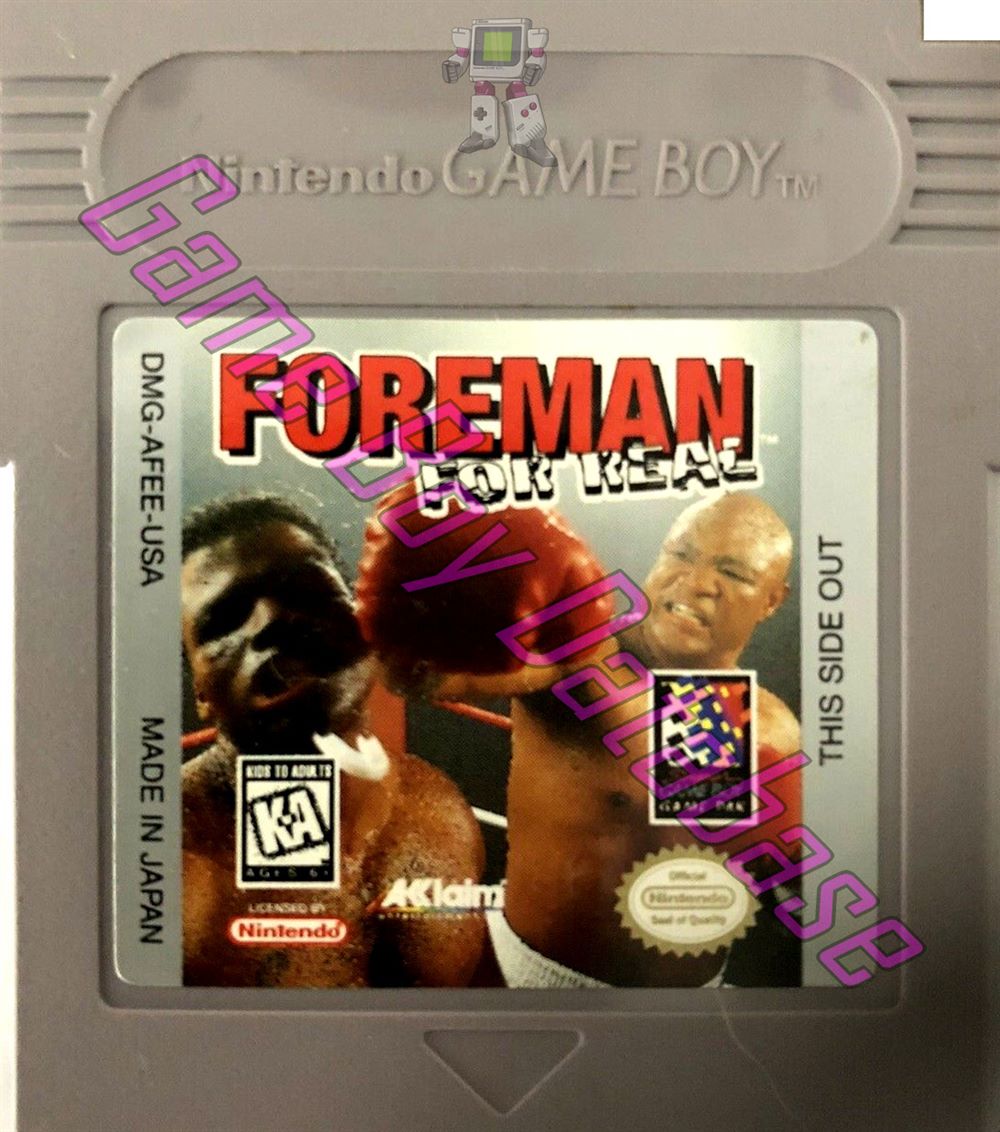 Foreman For Real USA Cartridge