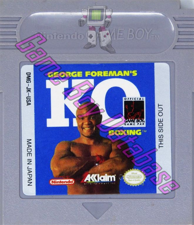 George Foreman's KO Boxing USA Cartridge