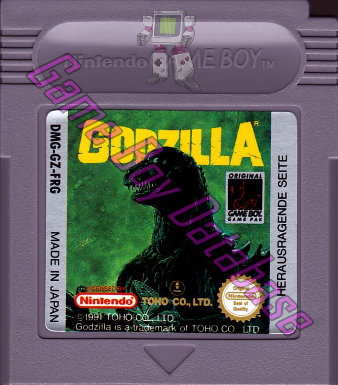 Godzilla FRG Cartridge