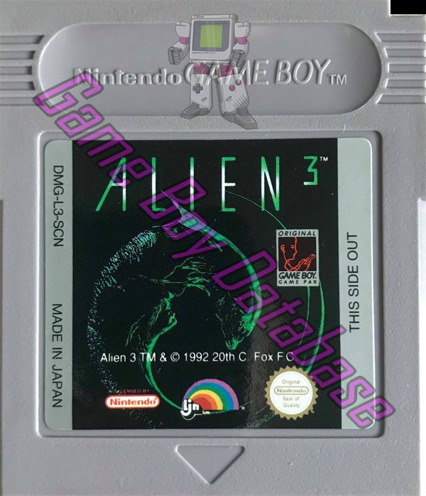 Alien 3 SCN Cartridge