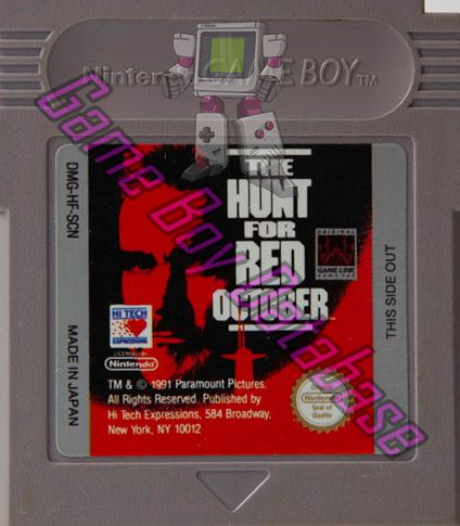 Hunt for Red October (the) SCN Cartridge