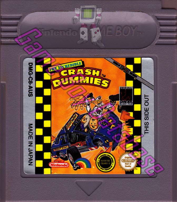 Incredible Crash Dummies, The AUS Cartridge