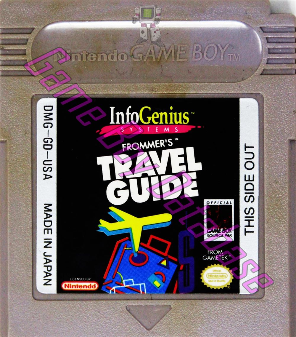 InfoGenius Frommer's Travel Guide USA Cartridge