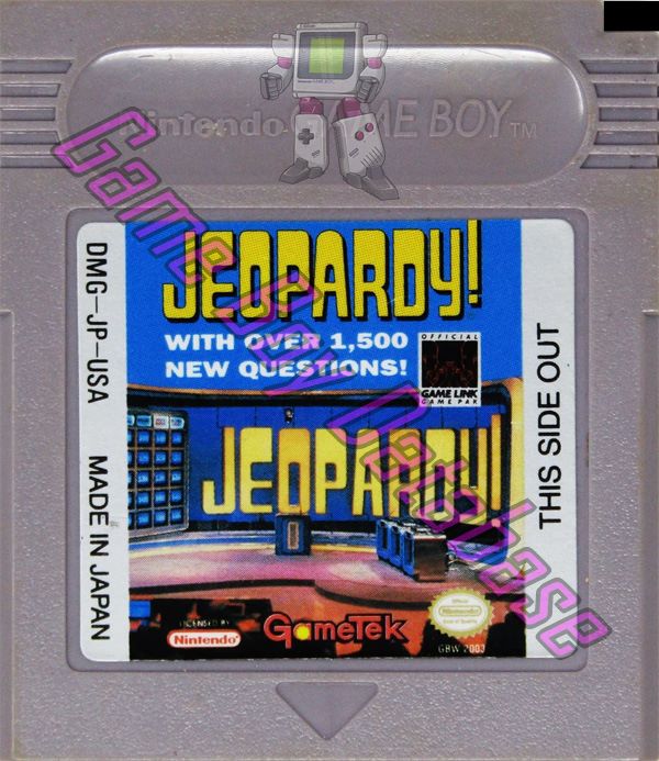 Jeopardy USA Cartridge