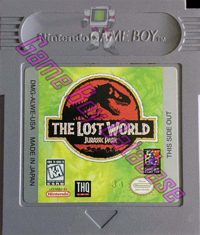 Jurassic Park the Lost World USA Cartridge