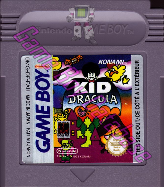 Kid Dracula FAH Cartridge