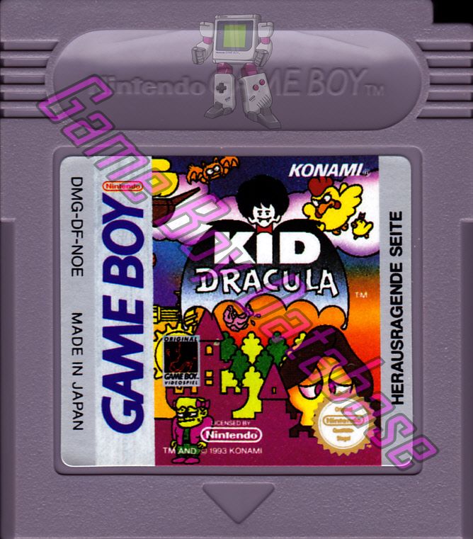 Kid Dracula NOE-1 Cartridge