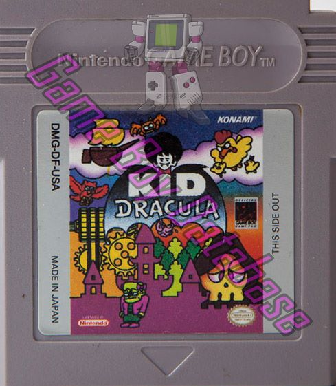 Kid Dracula USA Cartridge