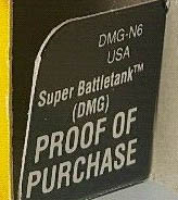 Super Battletank USA Inner flap of the box