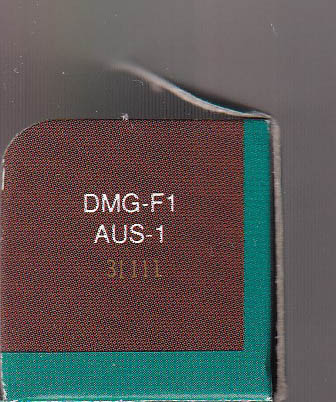 F-1 Race AUS-1 Inner flap of the box