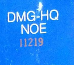 Chase H.Q. NOE Inner flap of the box