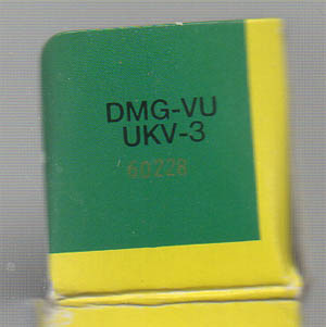 Dr. Mario UKV-3 Inner flap of the box