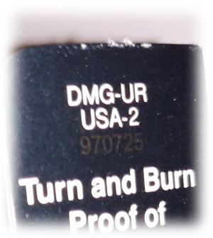 Turn and Burn (the F-14 Dogfight Simulator) USA-2 Inner flap of the box