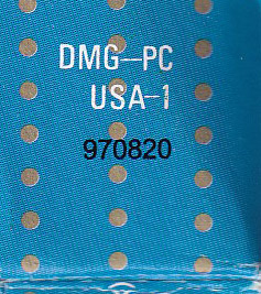 Pac-Man USA-1 Inner flap of the box